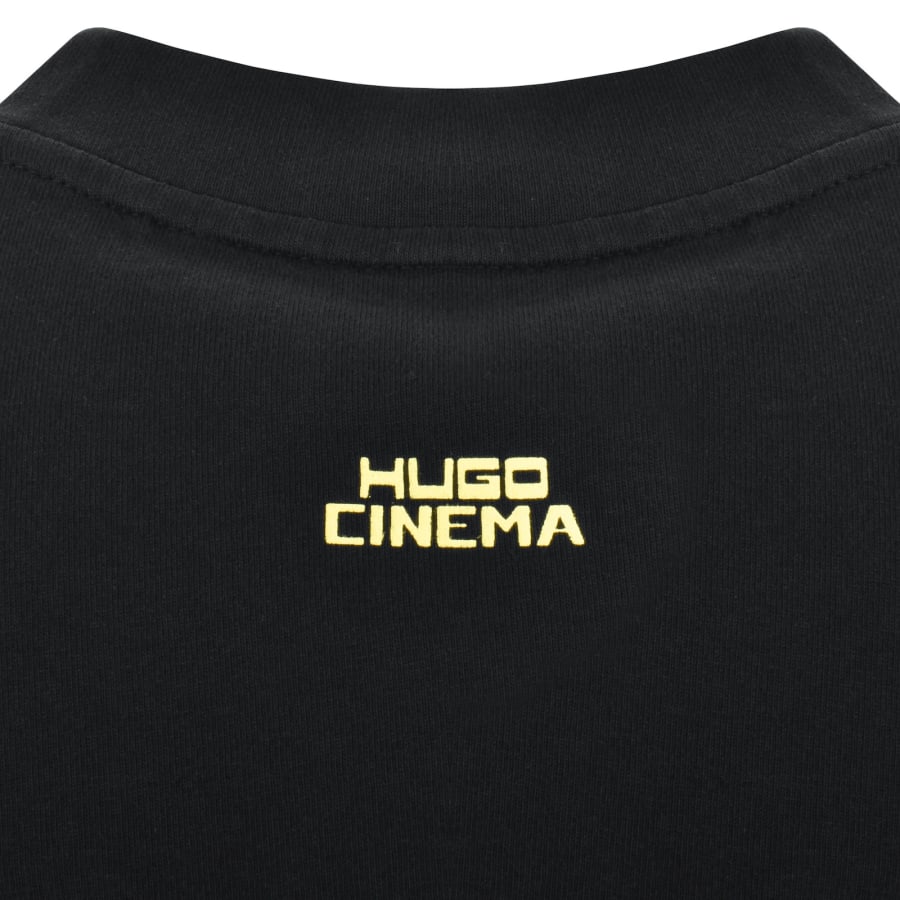 Image number 4 for HUGO Dargex Film Artwork T Shirt Black