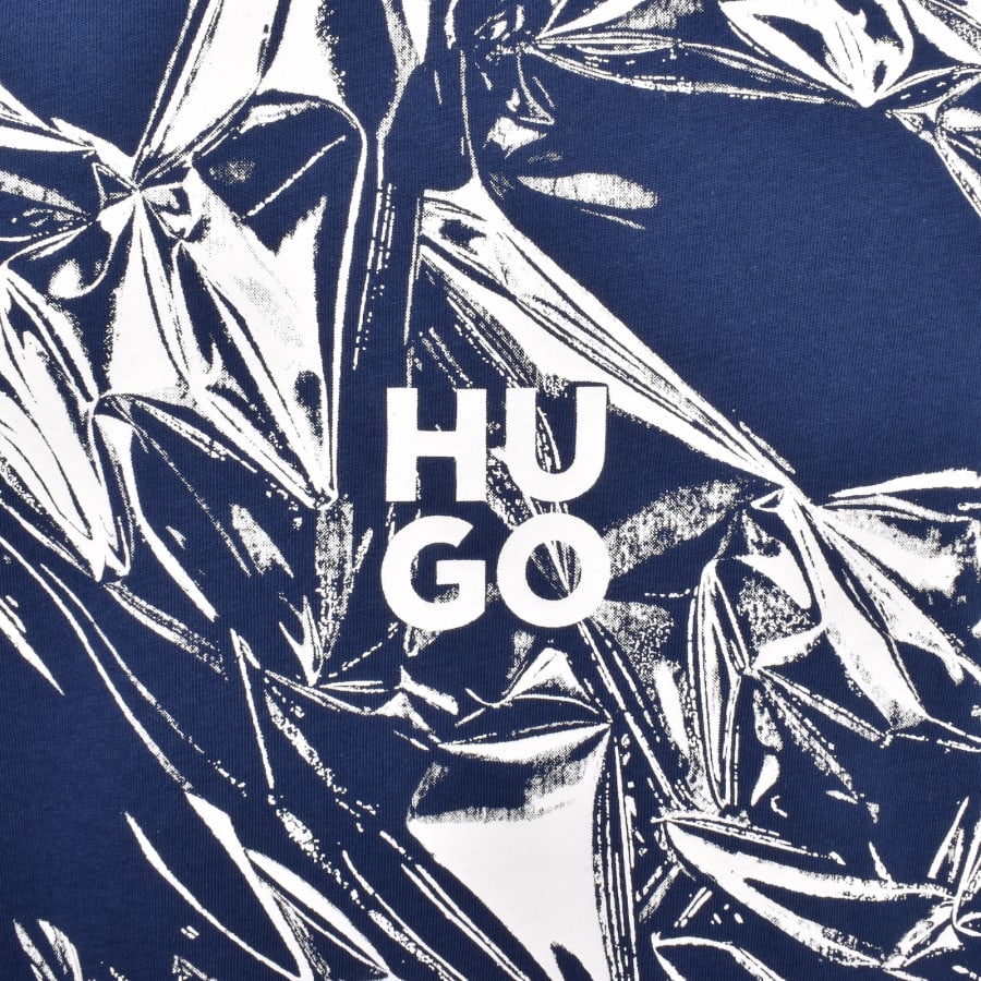 Image number 3 for HUGO Diakromio T Shirt Blue