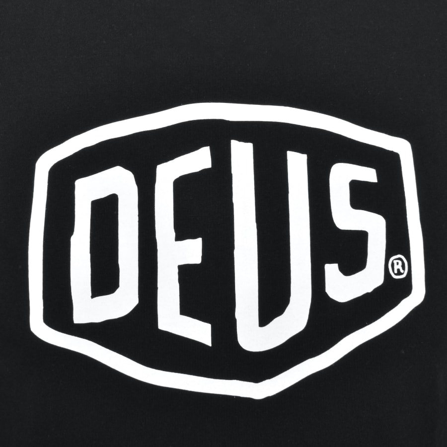 Deus Ex Machina Shield Logo T Shirt Black | Mainline Menswear 