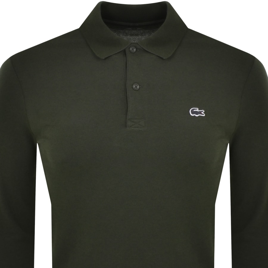 Lacoste Long Sleeve Polo T Shirt Green