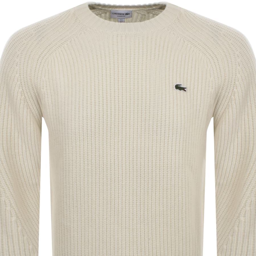 Lacoste pull blanc homme store