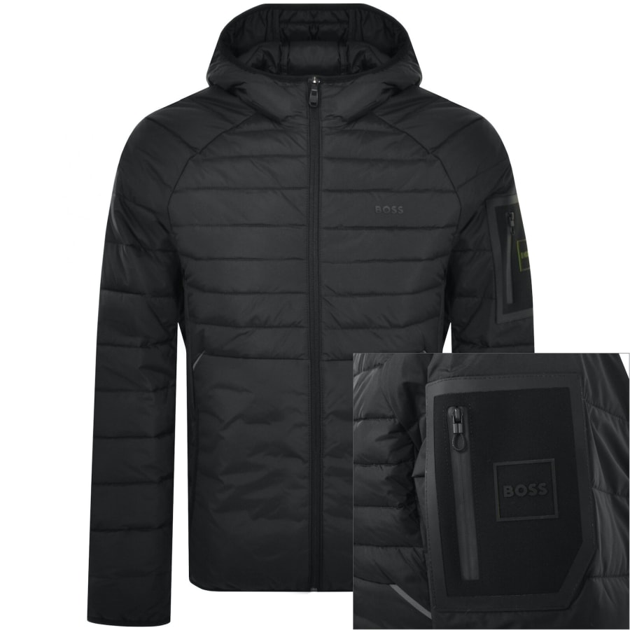 Boss athleisure quilted jacket store