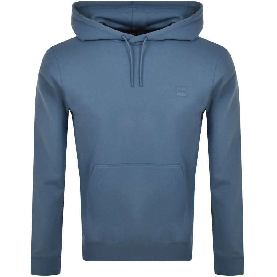 Blue boss hoodie hotsell