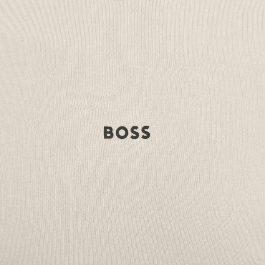 Image number 3 for BOSS We Small Crew Neck Sweatshirt Beige