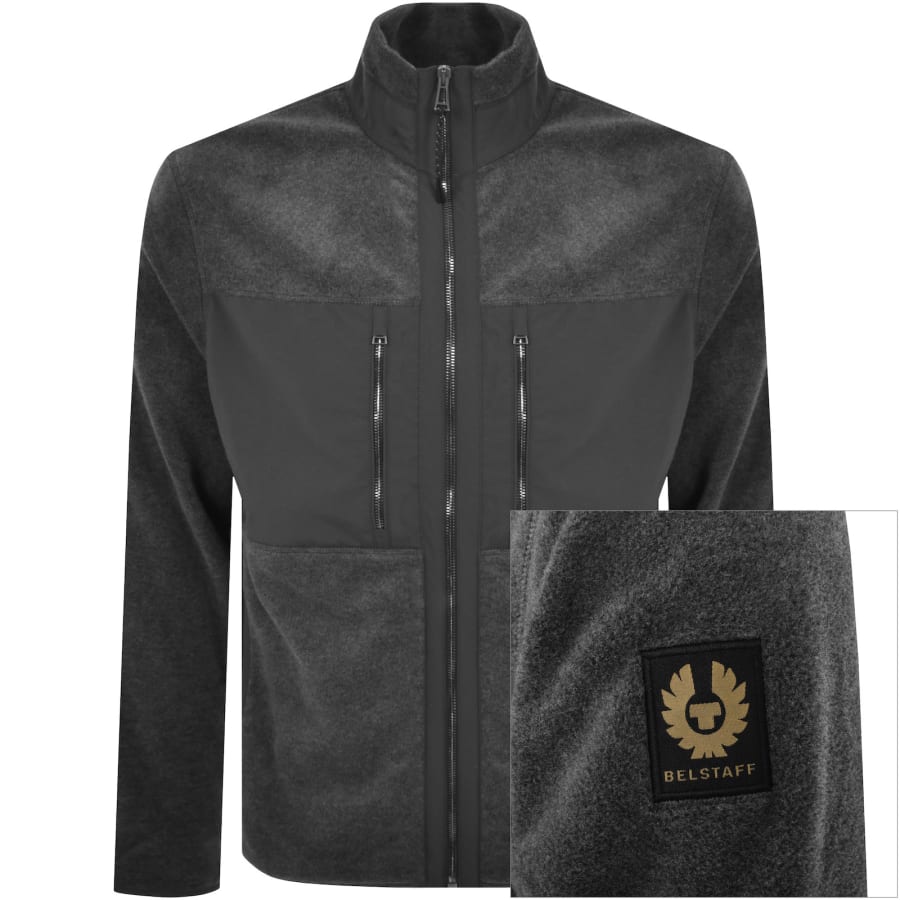 Belstaff Welder Full Zip Sweatshirt Grey