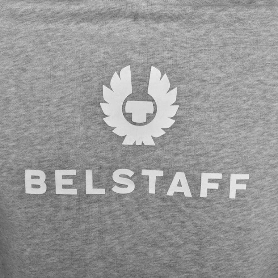 Belstaff Gray Bonded Hoodie