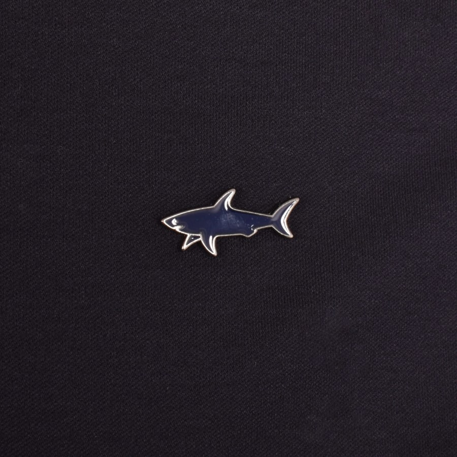 Image number 3 for Paul And Shark Aqua Interlock T Shirt Navy