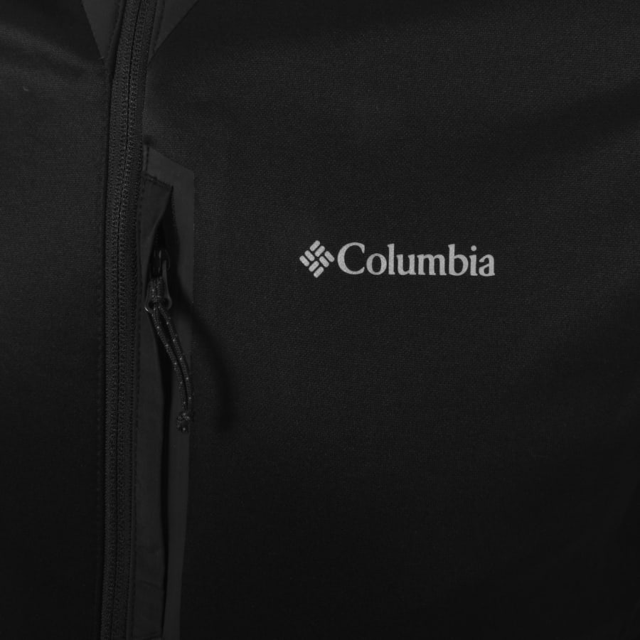 Image number 3 for Columbia Tech Fleece Full Zip Hoodie Black