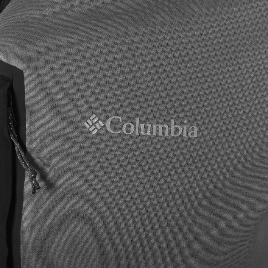 Image number 3 for Columbia Tech Fleece Half Zip Sweatshirt Grey