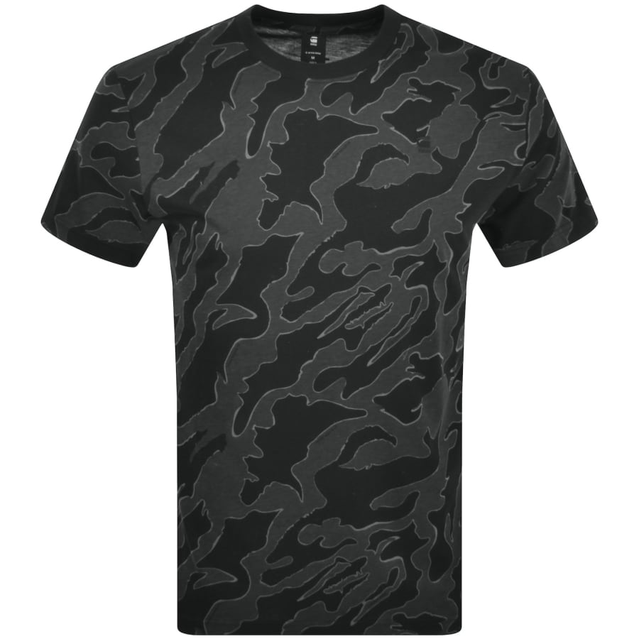G Star Raw Island Camo T Shirt Black Mainline Menswear Canada