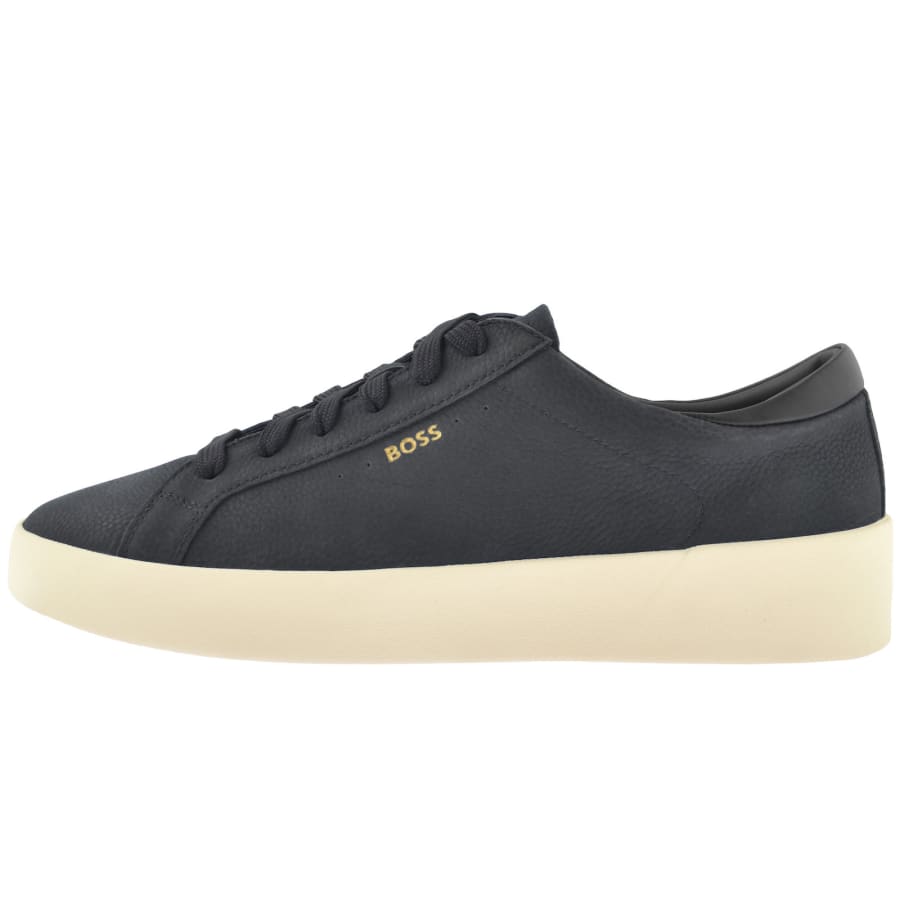 Boss trainers blue hotsell