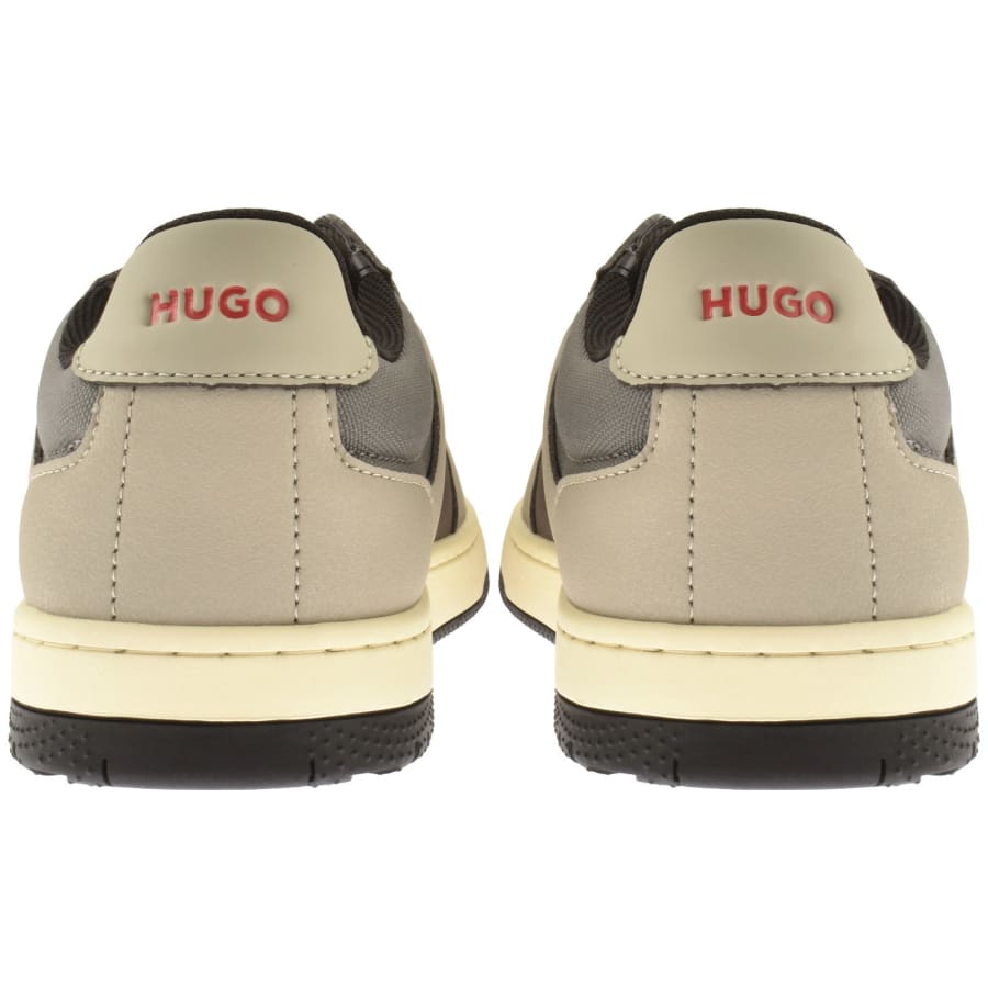Image number 2 for HUGO Hadrian Tennis Trainers Grey