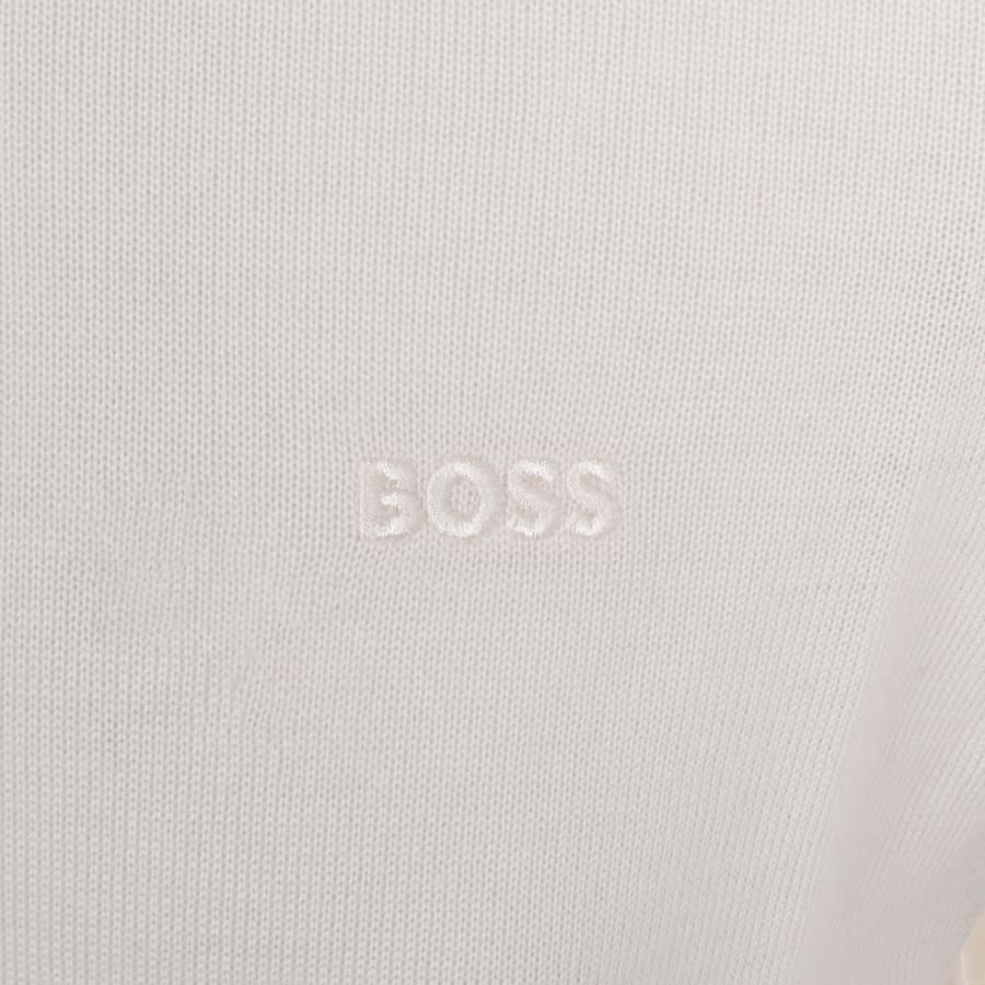 Image number 3 for BOSS Bono Knit Jumper White