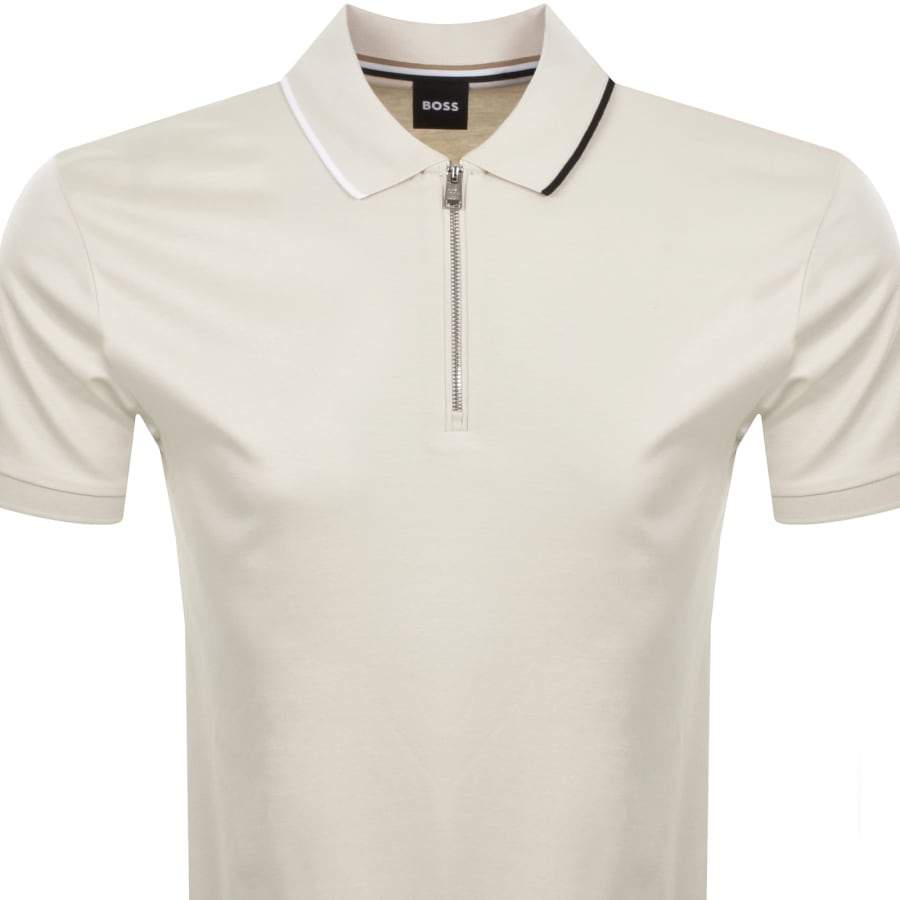 Image number 2 for BOSS C Paras 30 Polo T Shirt Cream