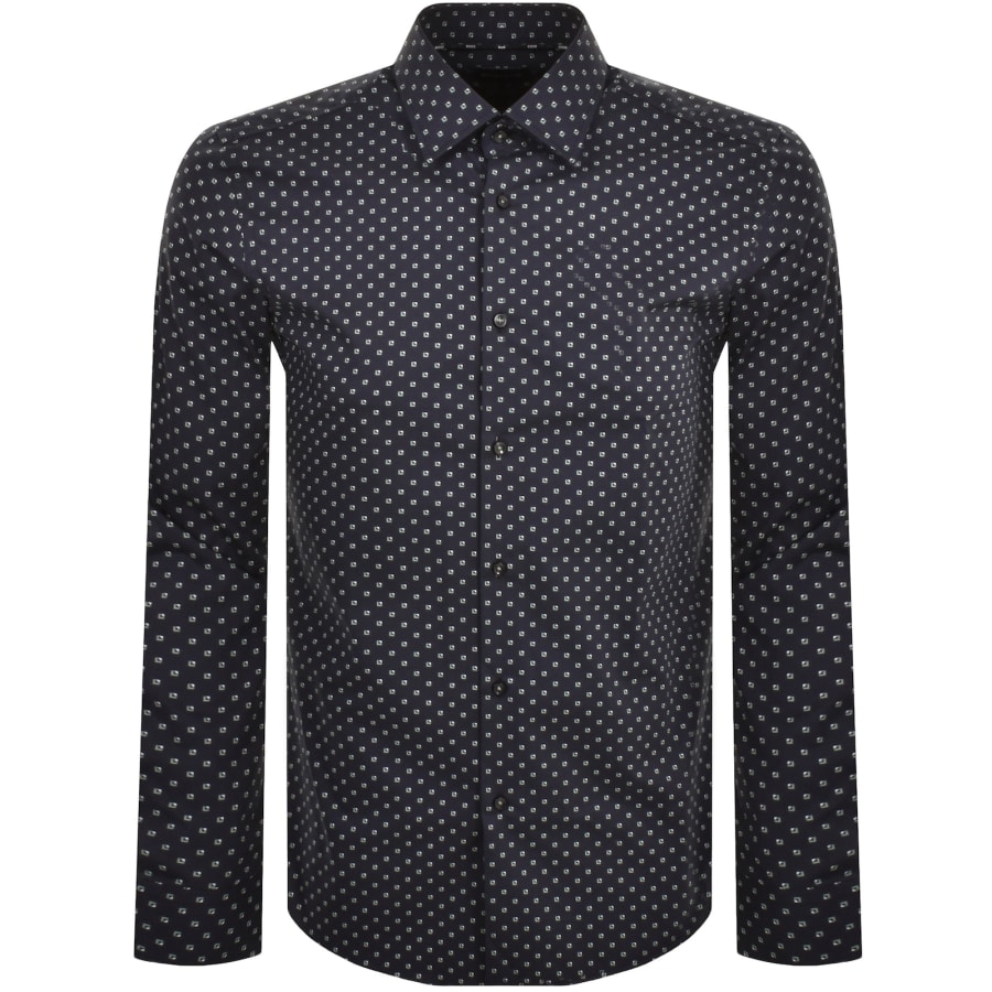 BOSS H Hank Kent Long Sleeved Shirt Black Mainline Menswear