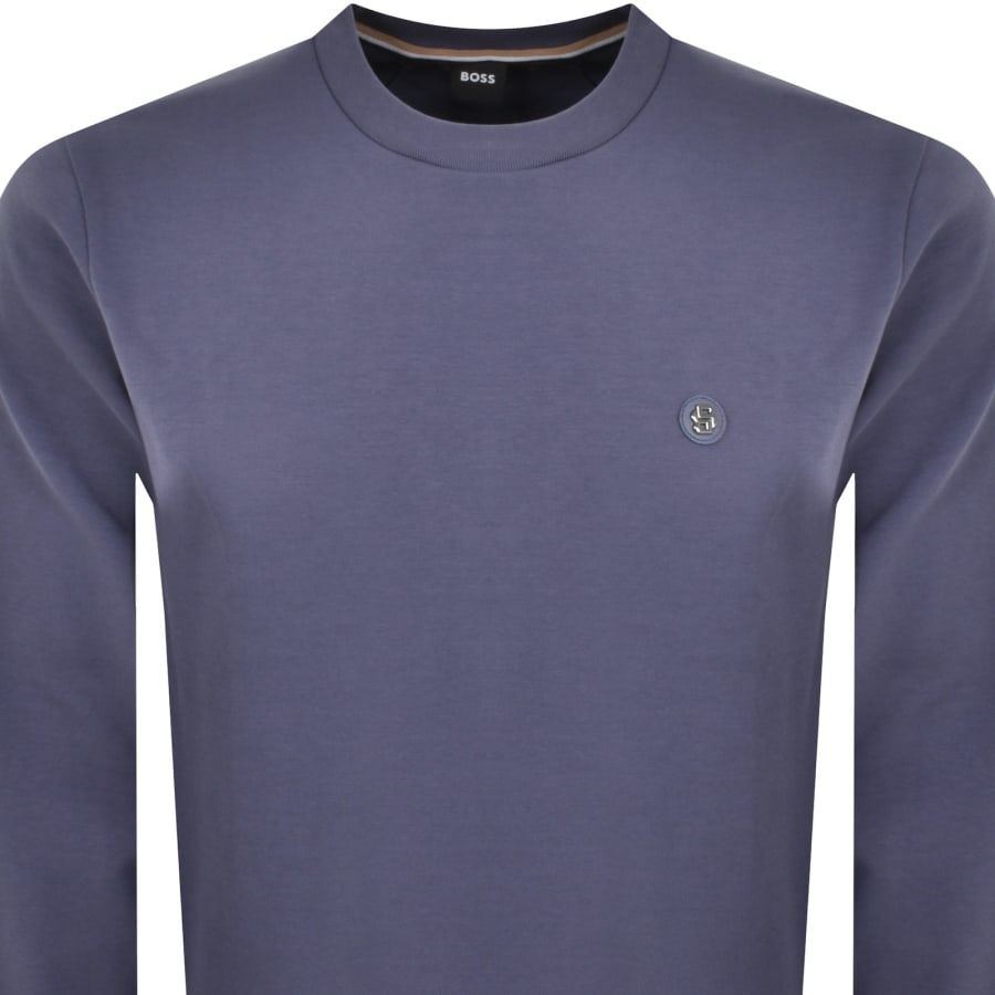 Image number 2 for BOSS C Sharpe 01 Sweatshirt Blue