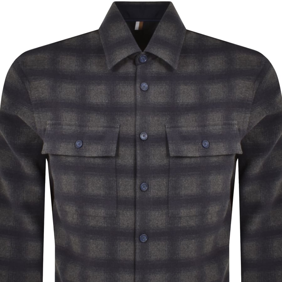 Image number 2 for BOSS C Owen Overshirt Grey
