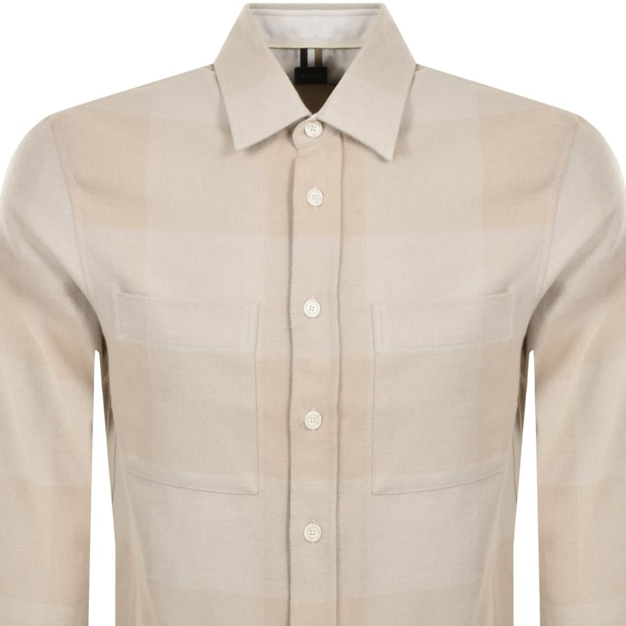 Image number 2 for BOSS C Owen Overshirt Beige