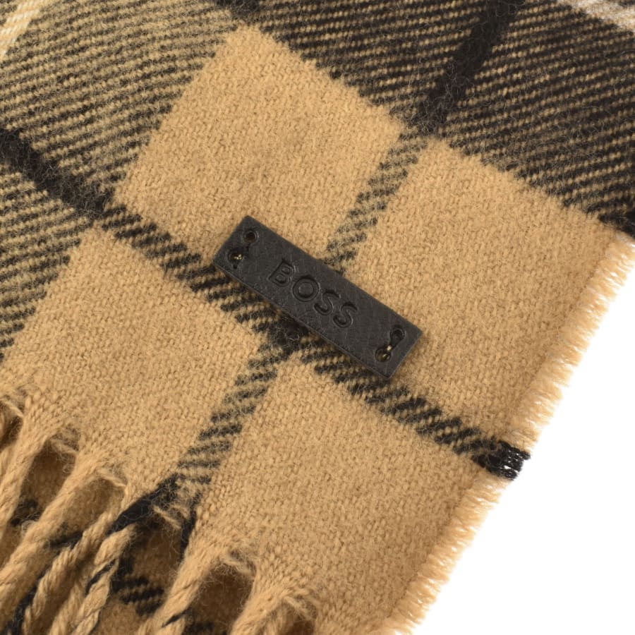 Image number 3 for BOSS Stellan 33 Scarf Beige