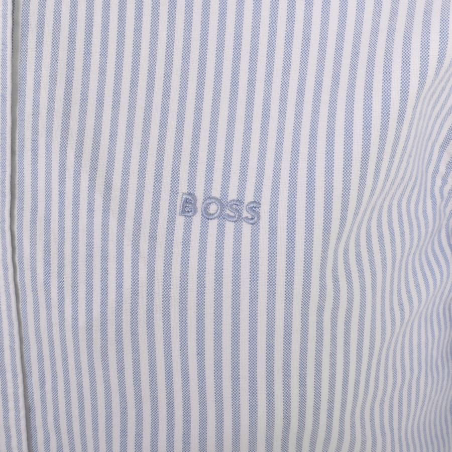 Image number 3 for BOSS Roan Long Sleeved Shirt Blue