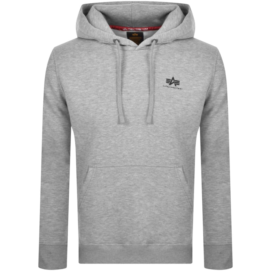 Alpha industries hoodie grey cheap