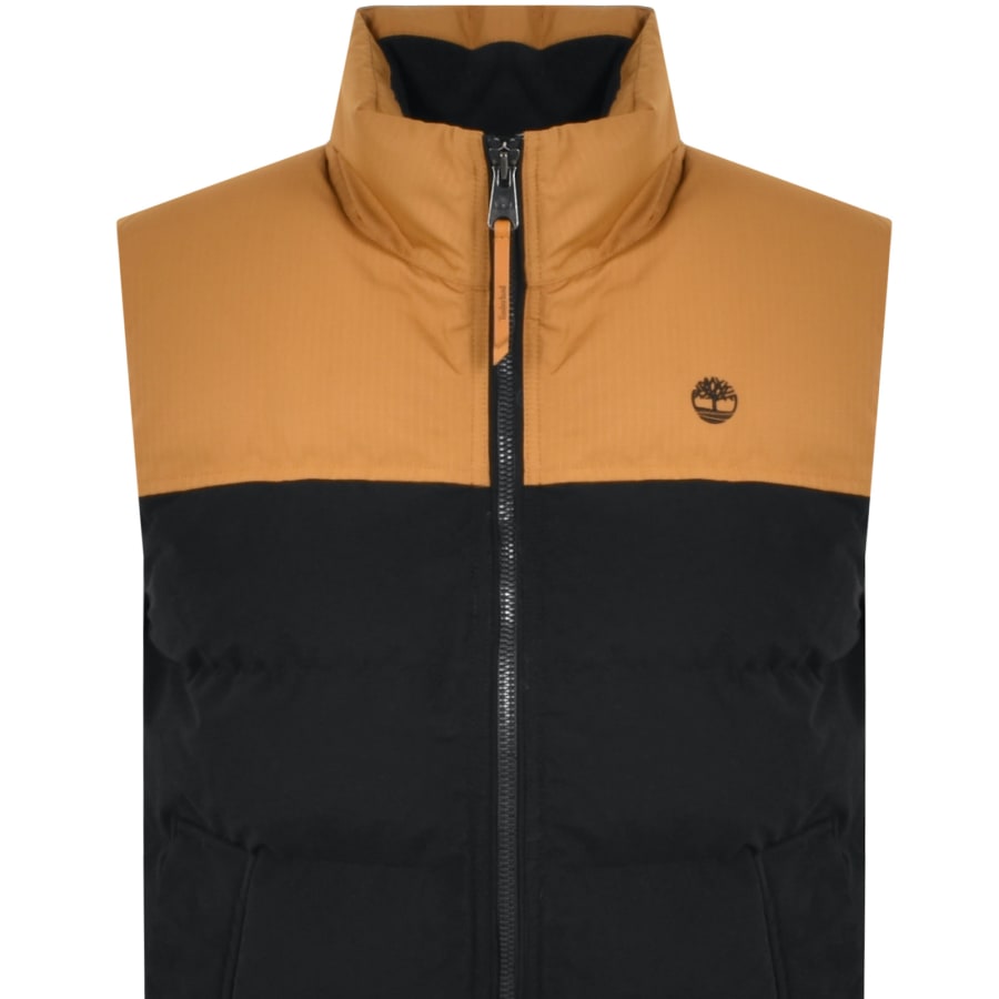 Image number 2 for Timberland Welch Mountain Puffer Gilet Brown