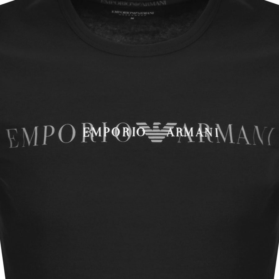 Emporio Armani Lounge Crew Neck T Shirt Black