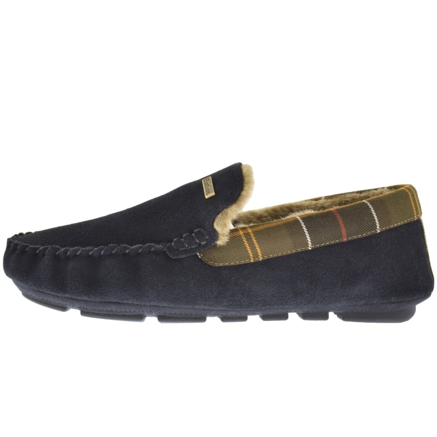 Barbour monty slippers navy sale