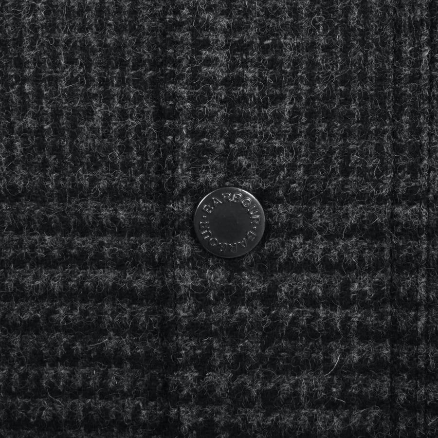 Image number 4 for Barbour Bedale Check Wool Jacket Grey
