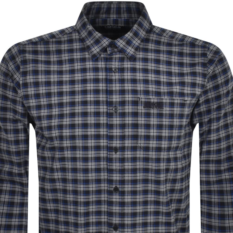 Image number 2 for Barbour International Hawks Shirt Blue