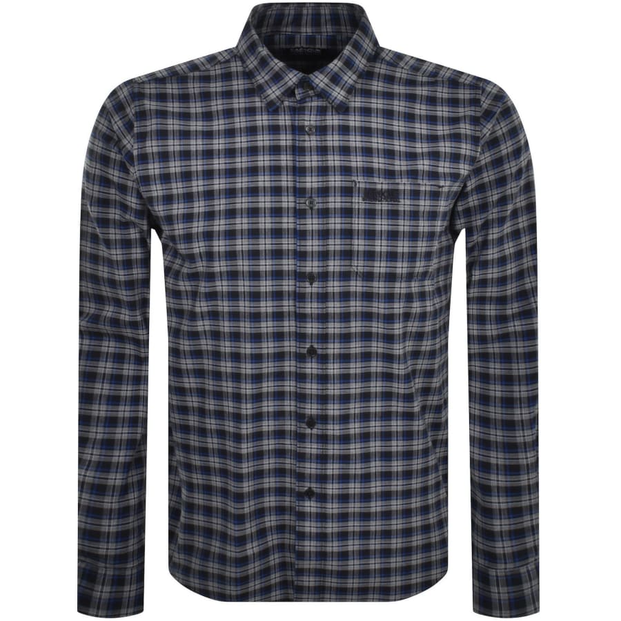 Image number 1 for Barbour International Hawks Shirt Blue