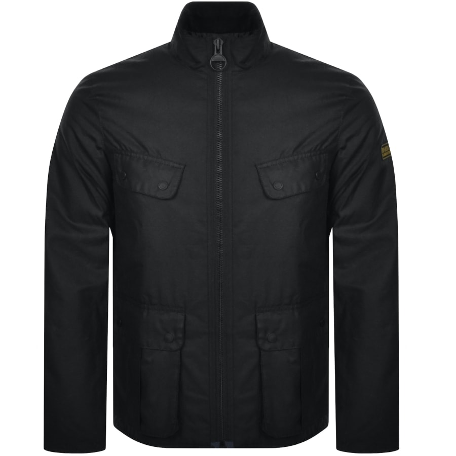 Barbour International Re Duke Wax Jacket Black