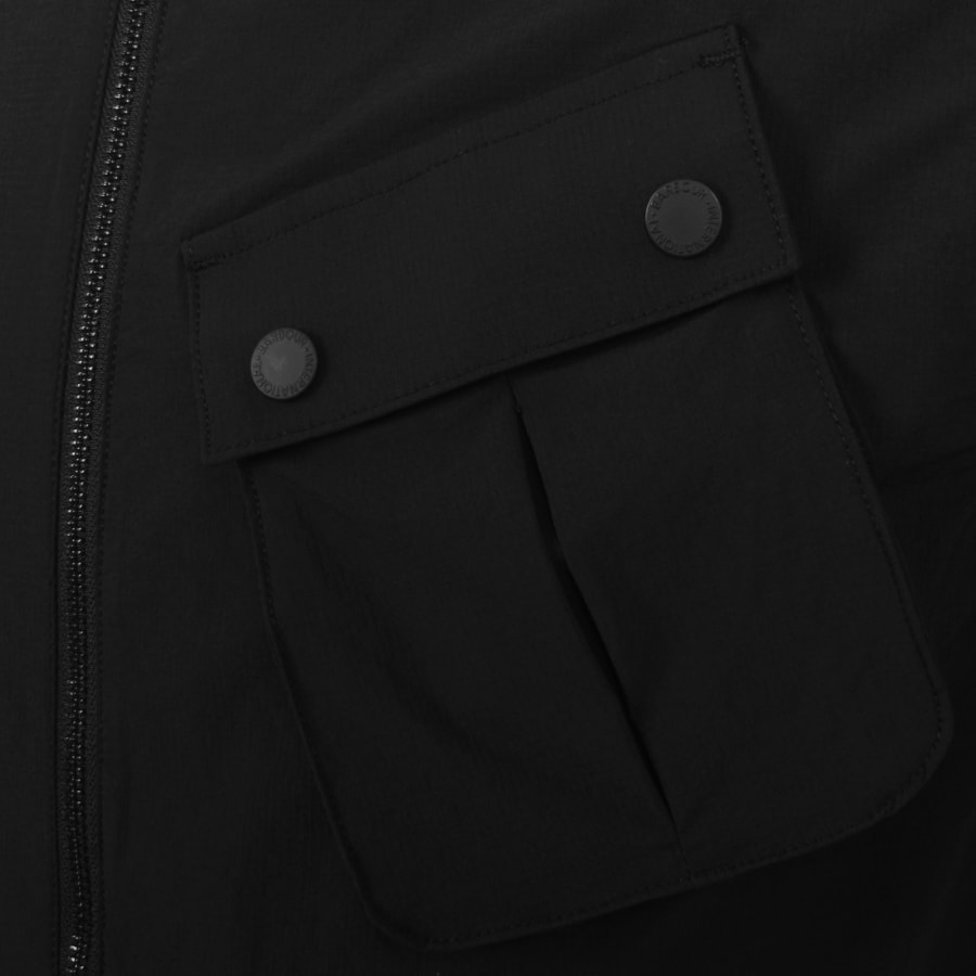Image number 5 for Barbour International Flex Overshirt Black