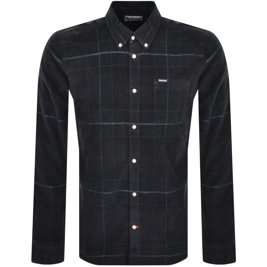 Black barbour shirt store