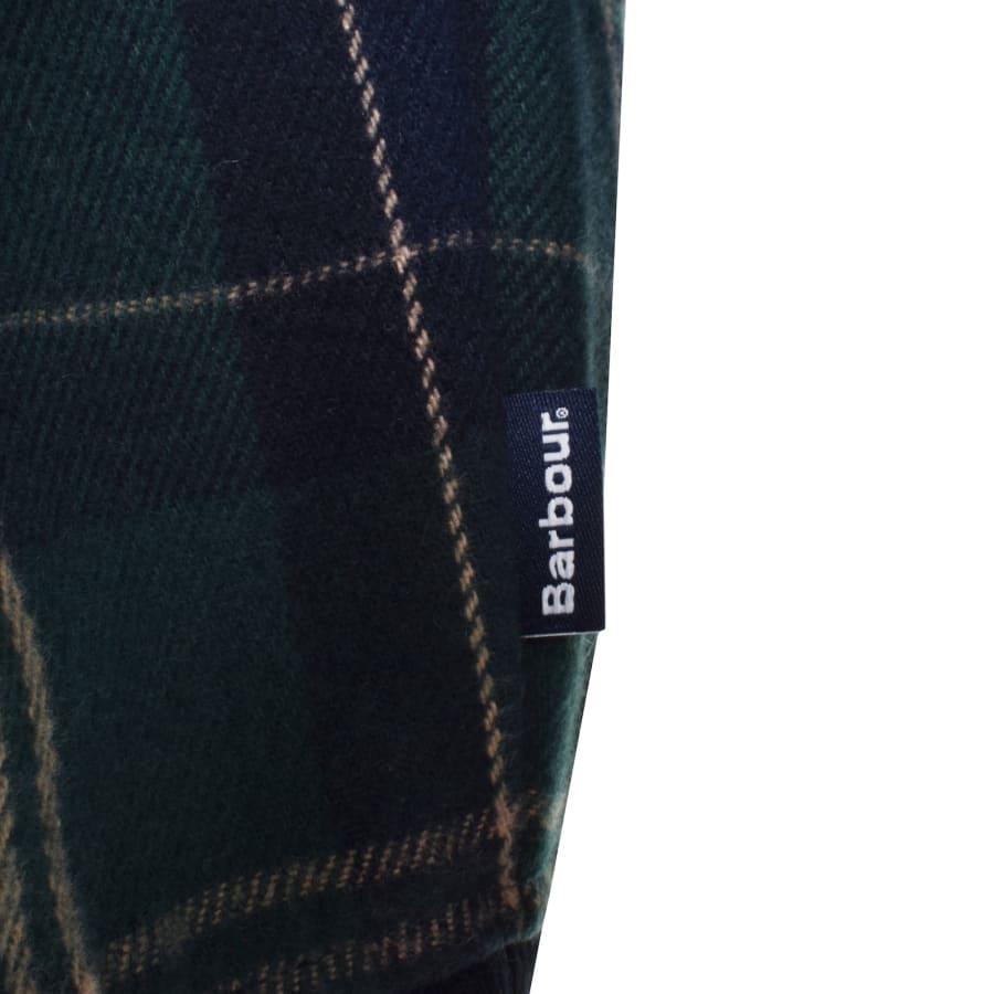Image number 3 for Barbour Brough Woven Hoodie Green