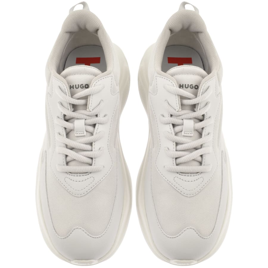 Image number 3 for HUGO Leon Runner Trainers Grey