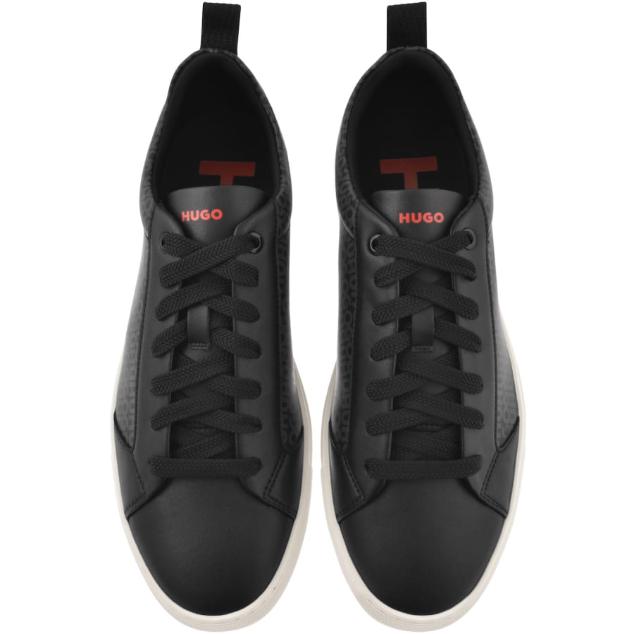 Image number 3 for HUGO Morrie Tennis Trainers Black