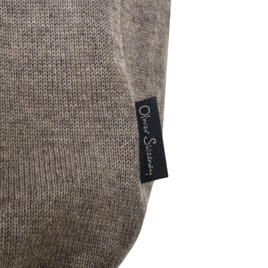 Image number 3 for Oliver Sweeney Curragh Knit Jumper Brown