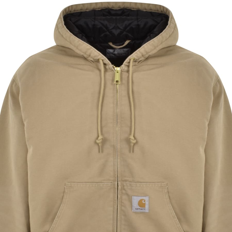 Image number 2 for Carhartt WIP OG Active Jacket Brown