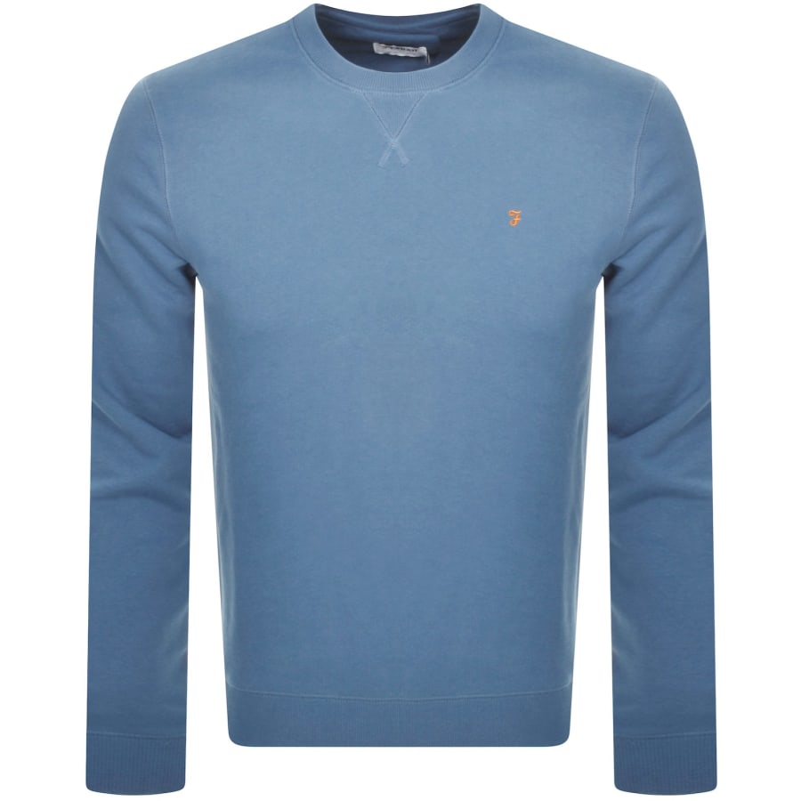 Farah Vintage Tim Sweatshirt Blue Mainline Menswear