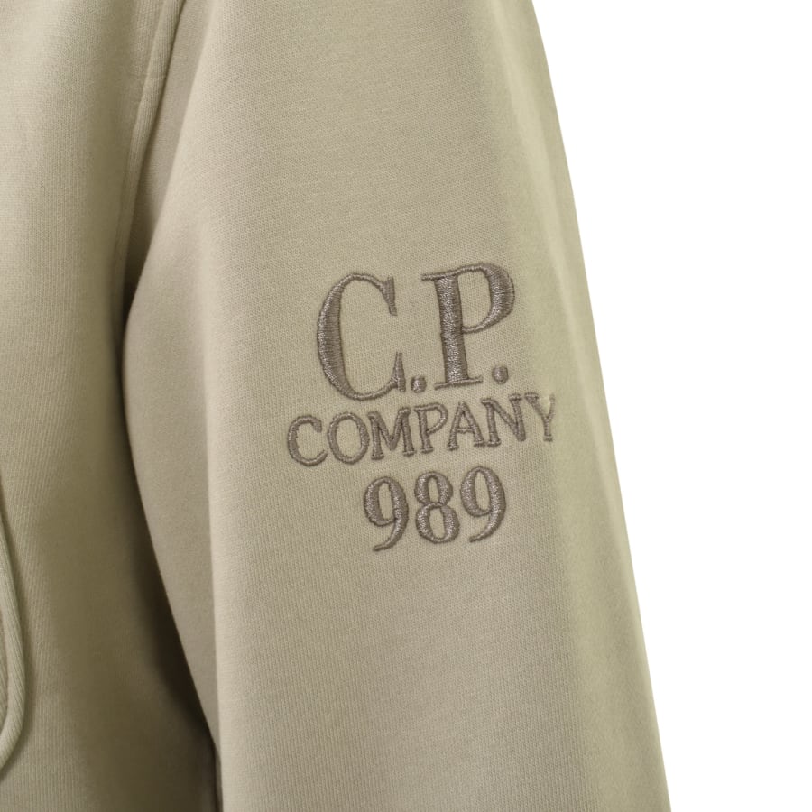 CP Company Diagonal Hoodie KhakiCP Company Diagonal Hoodie Khaki Male Small