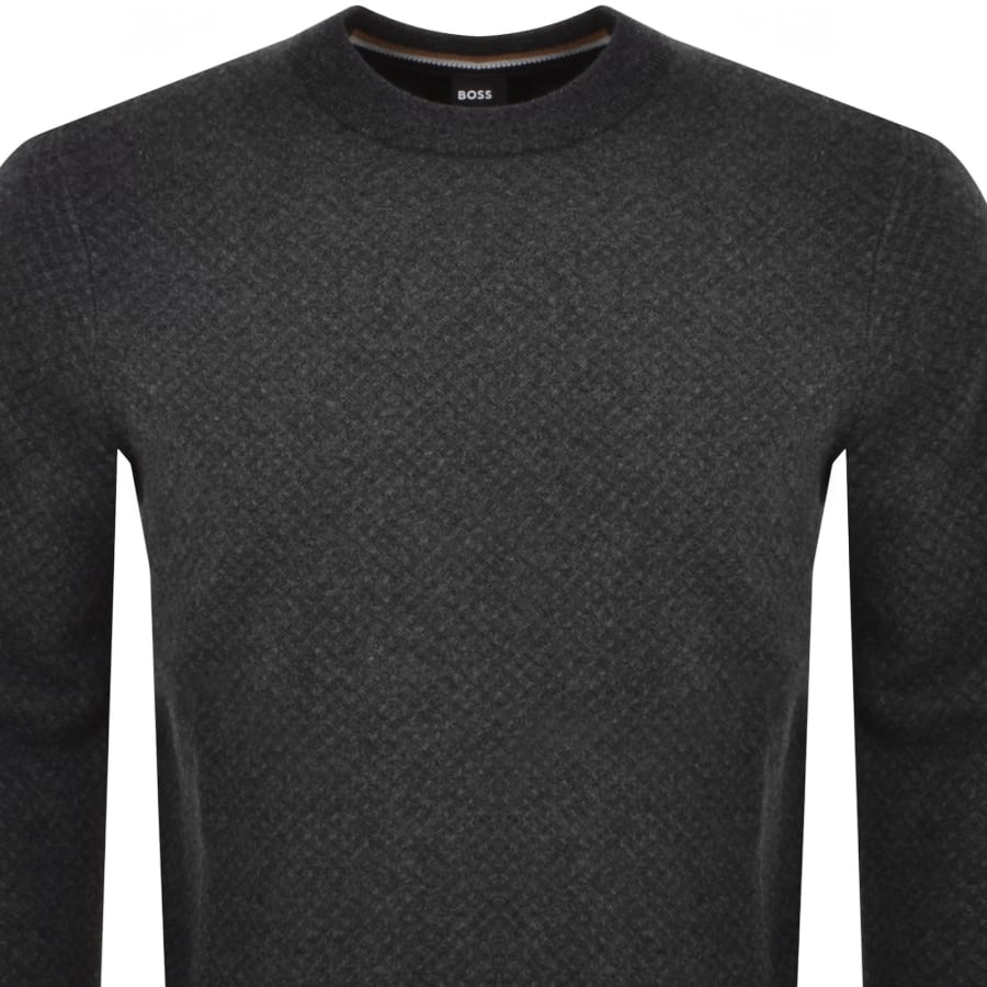 Image number 2 for BOSS H Eltoro Knit Jumper Black