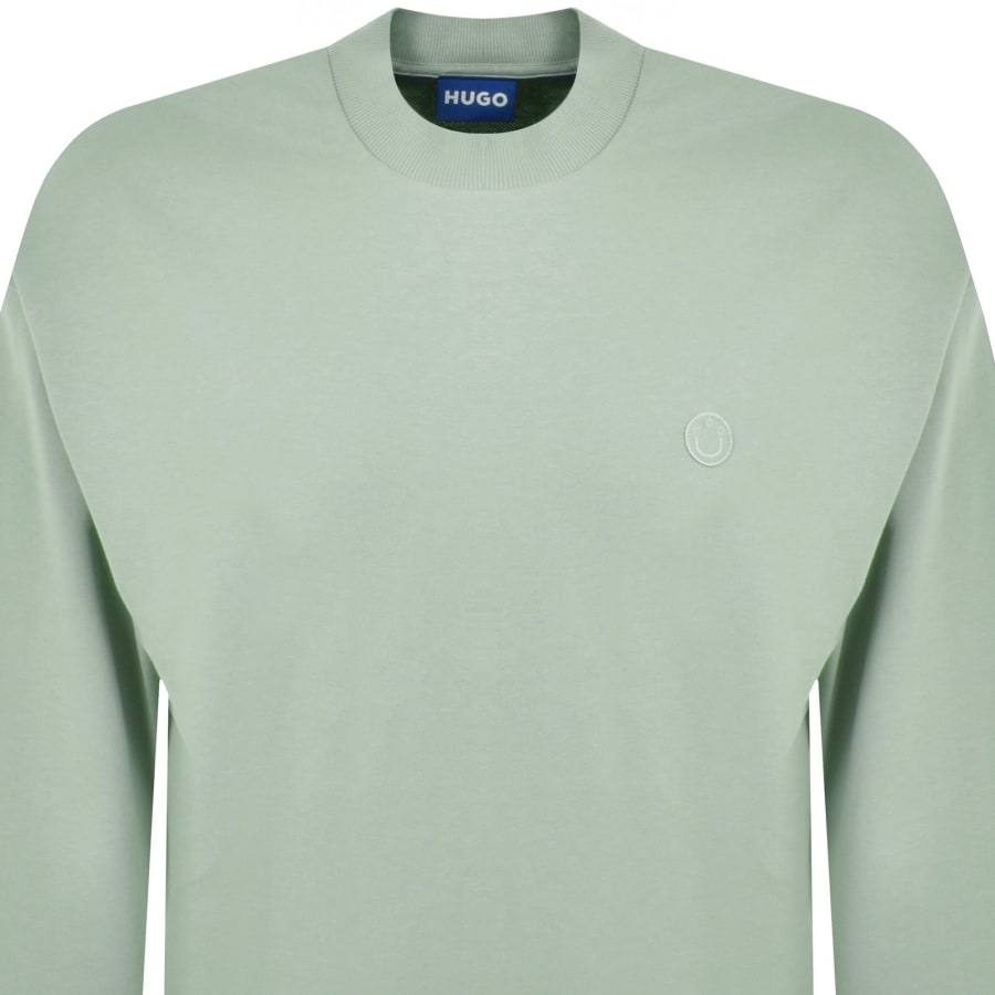 Image number 2 for HUGO Blue Ninnyo Sweatshirt Green
