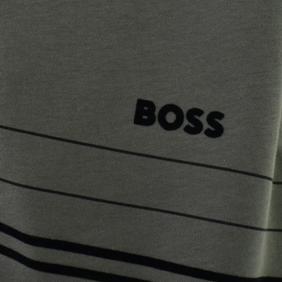 Image number 3 for BOSS Tee 7 Luxury Cotton T Shirt Grey