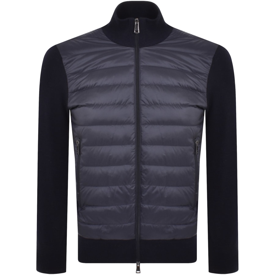 Image number 2 for Paul And Shark Hybrid Knit Jumper Navy