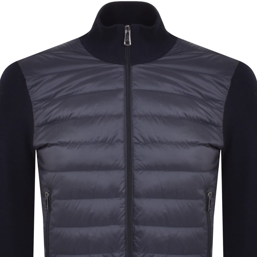 Image number 3 for Paul And Shark Hybrid Knit Jumper Navy