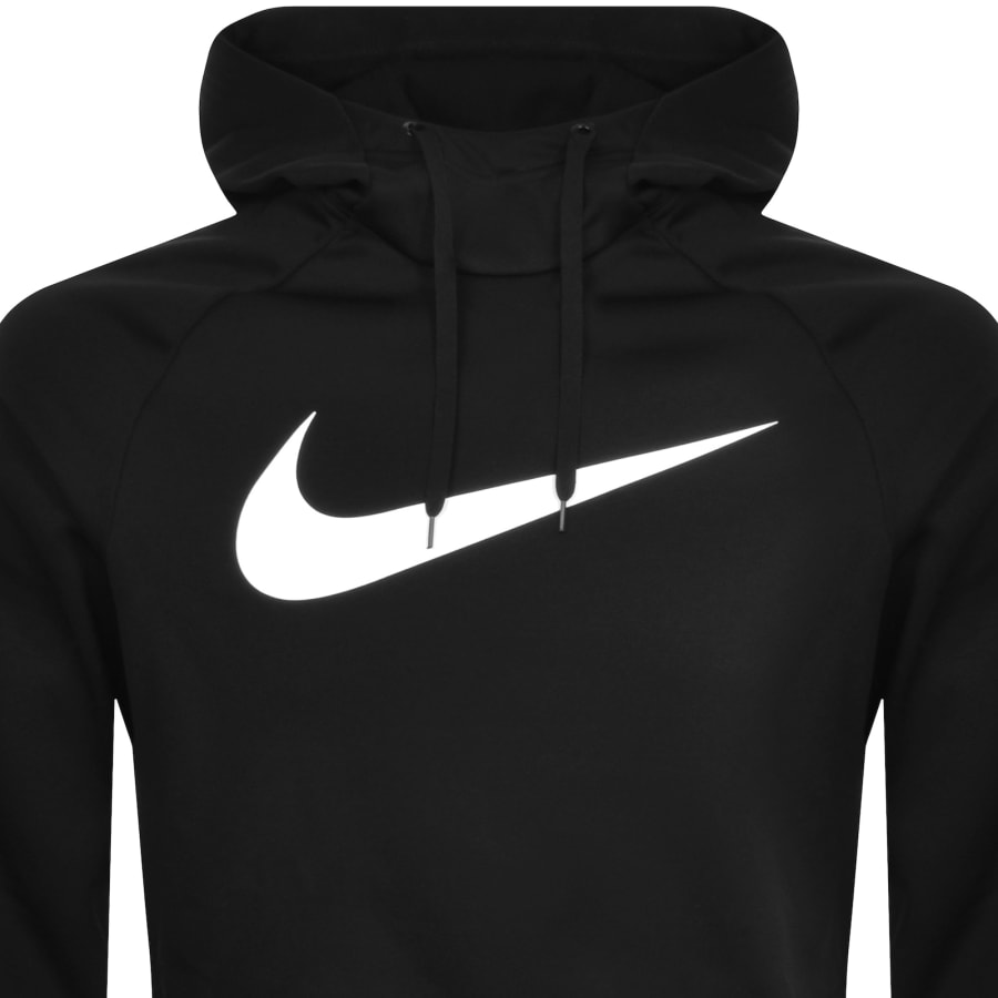 Black nike 2025 spriral swoosh sweatshirt
