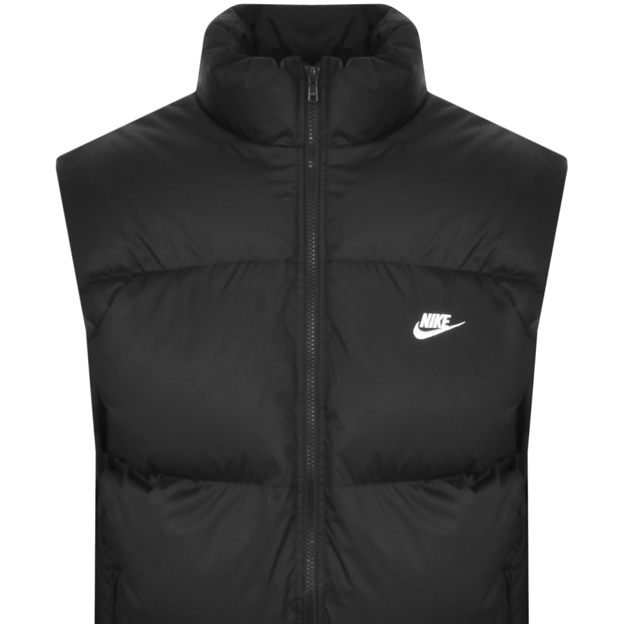 Image number 2 for Nike Padded Logo Gilet Black