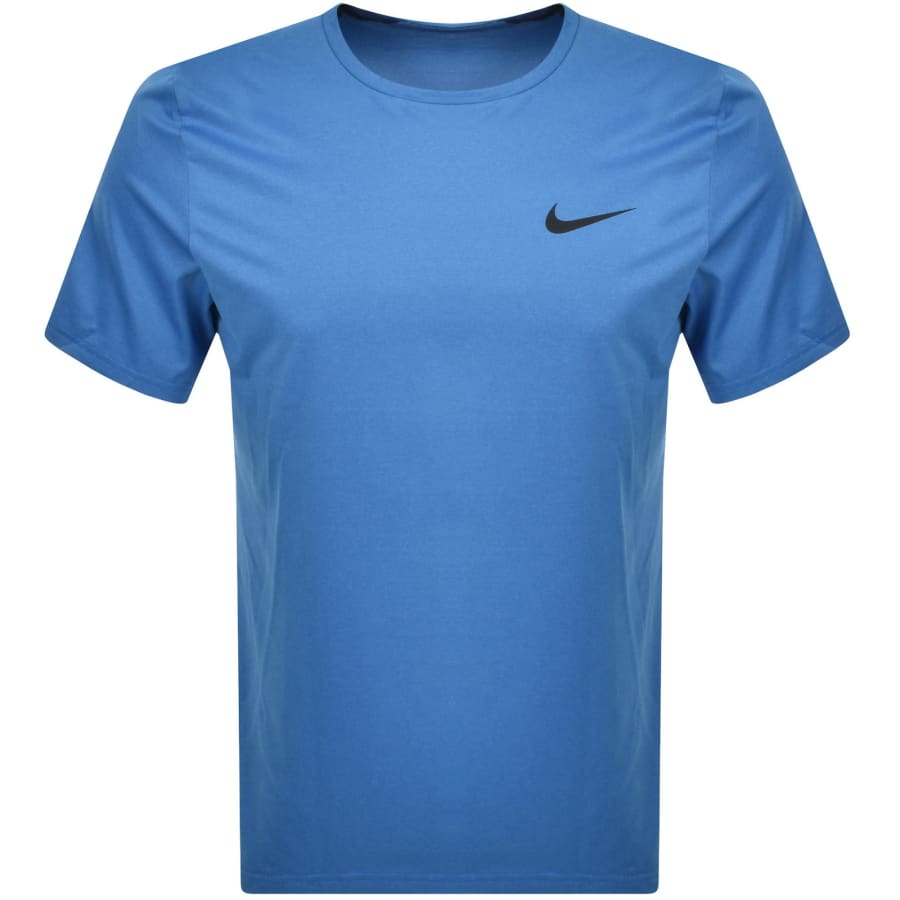 Nike Training Dri Fit Logo T Shirt Blue