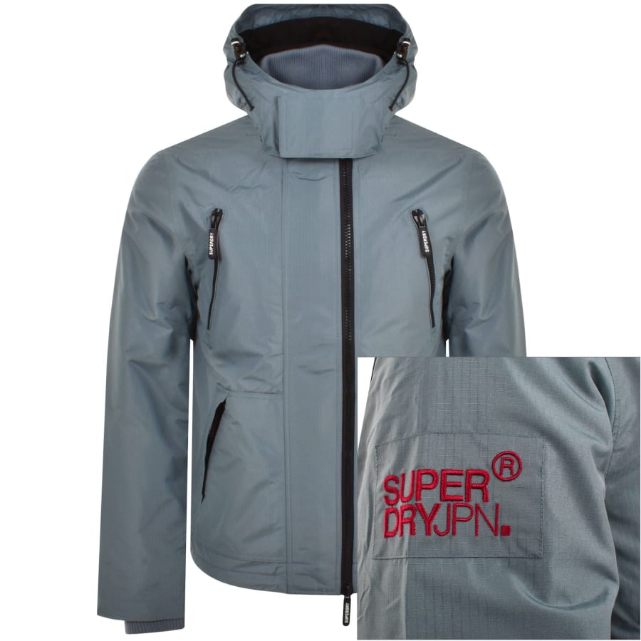 Blue and green windbreaker clearance